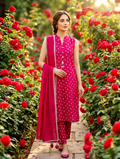 Crimson Rose Ditsy Floral 3-Piece Co-Ord Set