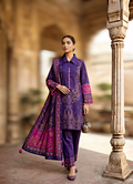 Imperial Blossom - Traditional 3-Piece Suit with Statement Collar