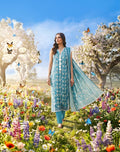 Meadow Breeze Floral Print Lawn Ensemble
