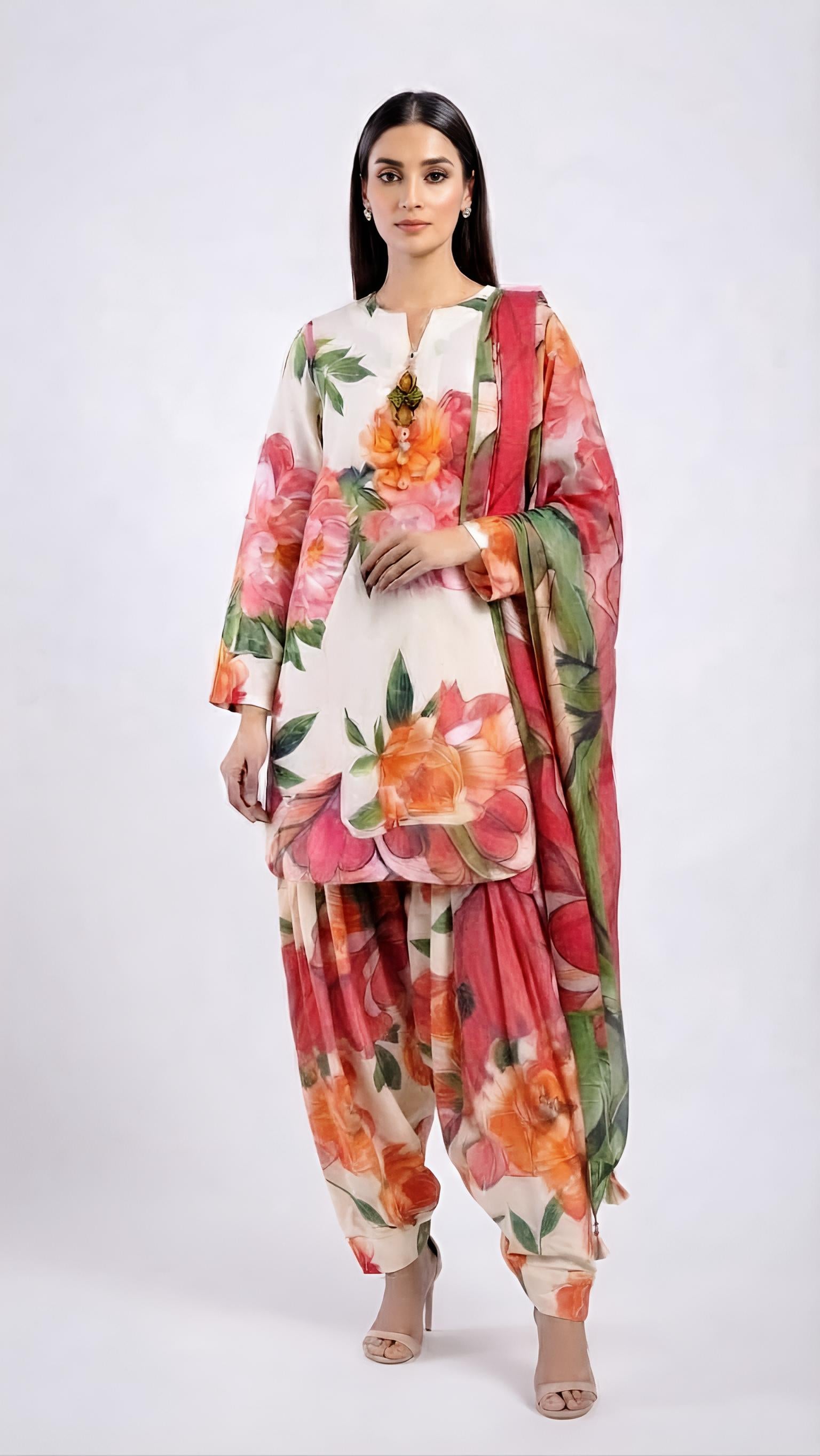 Sunset Rose Summer Ensemble