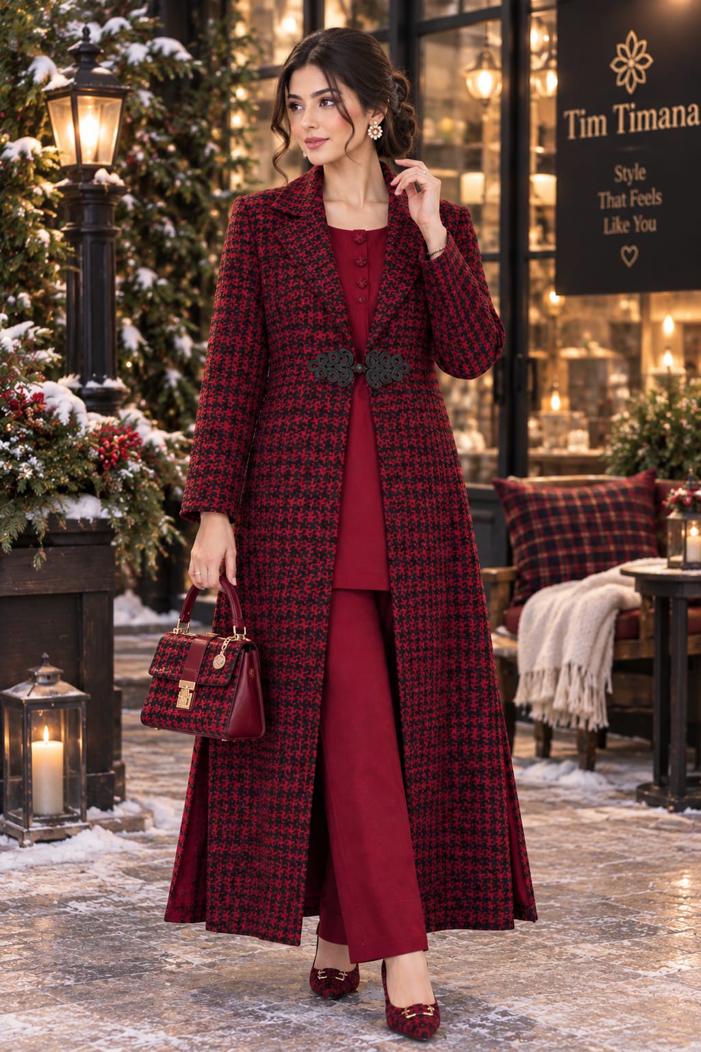Royal Blue Tweed 3-Piece Outfit