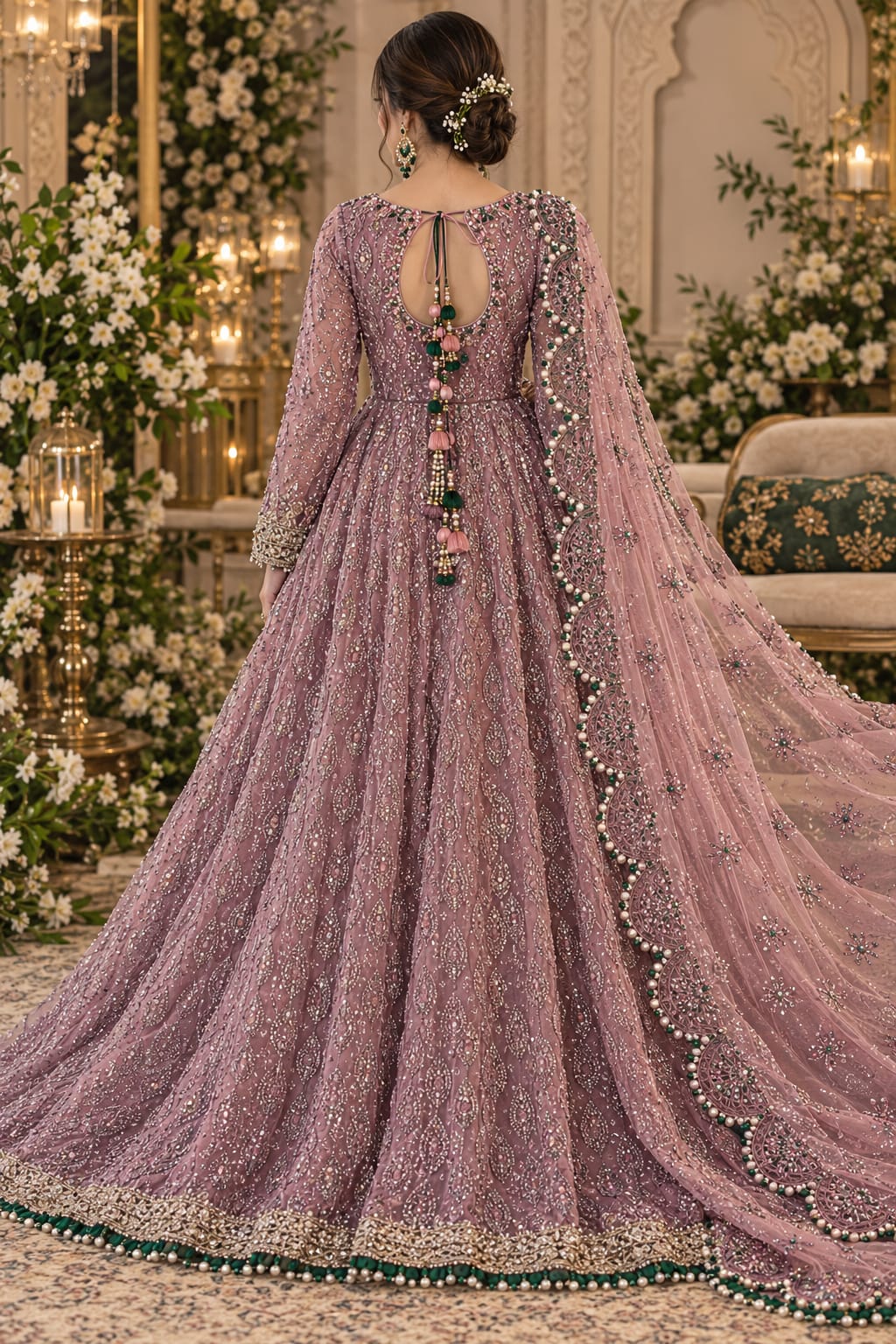 Mauve Majesty Lehenga