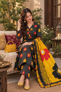 Floral Print 3-Piece Kurta Set