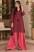 Forest Green Houndstooth Long Coat and Trouser Set